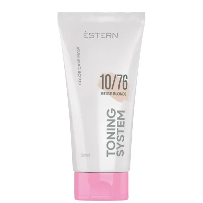 10/76 бежевий блонд (Beige Blonde) Тонувальна маска для волосся, 200 мл TONING SYSTEM ESTERN JNOWA Professional