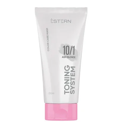10/1 попелястий блонд (Ash Blonde) Тонувальна маска для волосся, 200 мл TONING SYSTEM ESTERN JNOWA Professional