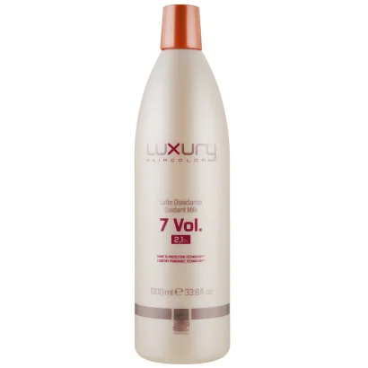 Молочний Оксидант 2,1% (7 Vol), 1000 мл Oxidant Milk LUXURY Haircolor GREEN LIGHT