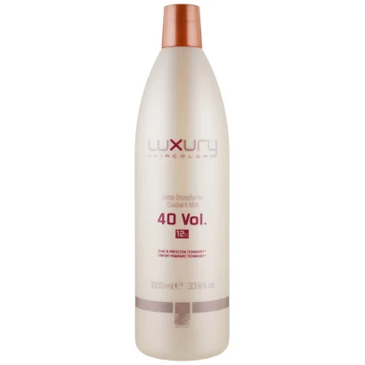 Молочний Оксидант 12% (40 Vol), 1000 мл Oxidant Milk LUXURY Haircolor GREEN LIGHT