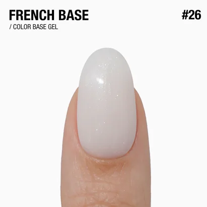 База камуфлююча з шимером ADORE French Base Shimmer №26 Salt, 15 мл