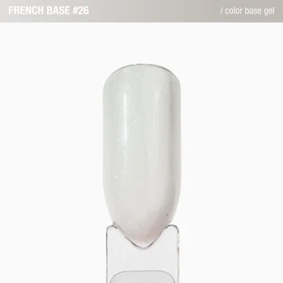 База камуфлююча з шимером ADORE French Base Shimmer №26 Salt, 15 мл