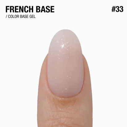 База камуфлююча з шимером ADORE French Base Shimmer №33 Oyster, 15 мл