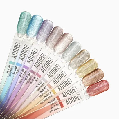 ADORE Cat`s Eye  Cristal Flash Gel Polish Гель-лак котяче око з ефектом діамантового мерехтіння 8мл № С-01