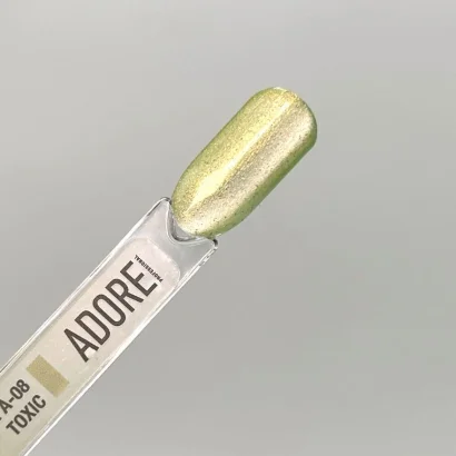 Гель-лак скляне "котяче око"- хамелеон A-08 колір: Трав`яний Aura Cat`s Eye Gel Polish ADORE