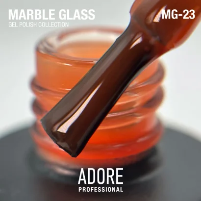 Гель-лак вітражний, 8 мл № MG-23 Marble Glass Gel Polish ADORE
