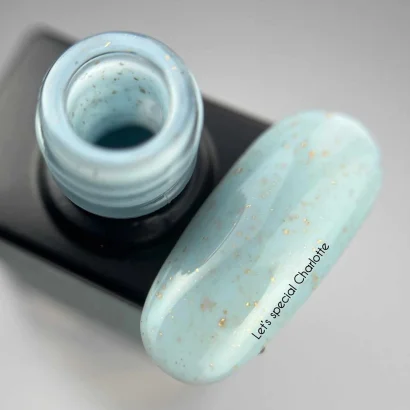 Гель-лак з золотою поталлю, 10 мл Let`s special CHARLOTTE /№267 Gel Polish NAILSOFTHEDAY 