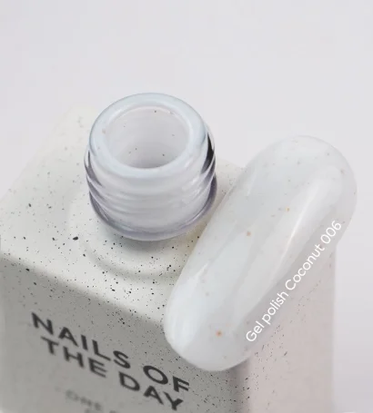 Гель-лак з золотою поталлю, 10 мл Let`s special COCONUT /006 Gel Polish