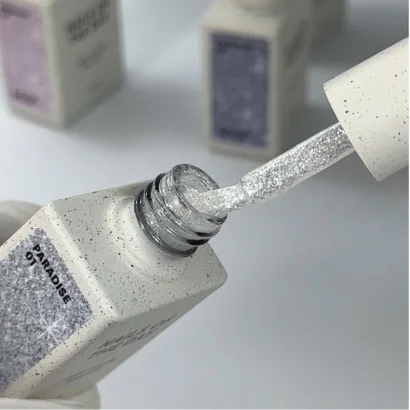 Гель-лак з яскравими блискітками, 10 мл №01 PARADISE Gel polish NAILSOFTHEDAY 