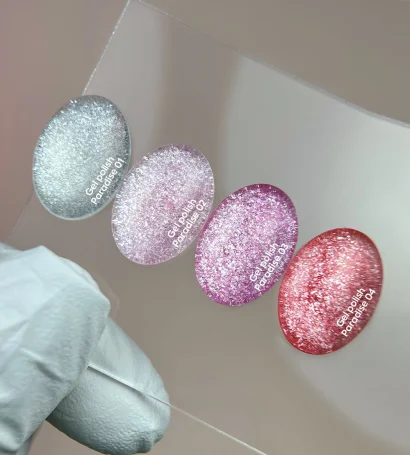 Гель-лак з яскравими блискітками, 10 мл №01 PARADISE Gel polish NAILSOFTHEDAY 