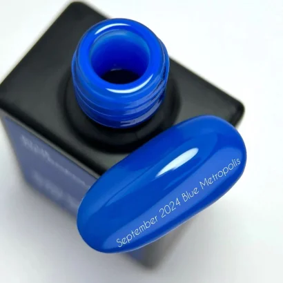 Гель-лак, 10 мл лімітована колекція Let`s spesial SEPTEMBER 24 / BLUE METROPOLIS Gel Polish NAILSOFTHEDAY