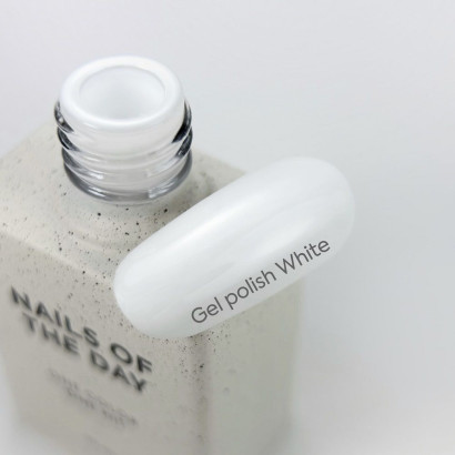 Гель-лак, 10 мл Let`s special WHITE Gel Polish NAILSOFTHEDAY 
