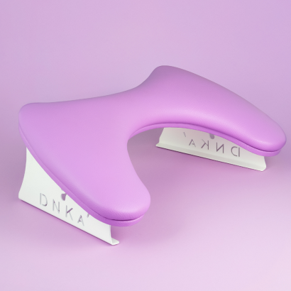 Підлокітник для манікюру анатомічний, колір: Фіолетовий Purple Anatomical Armrest of Manicure DNKa