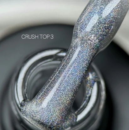 Топ голографічний з ефектом призми та котячого ока, 10 мл №03 Crush Top SAGA Professional 