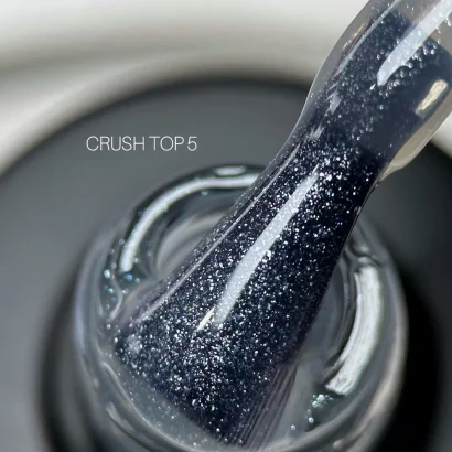 Топ з дрібними блискітками, 10 мл №05 Crush Top SAGA Professional