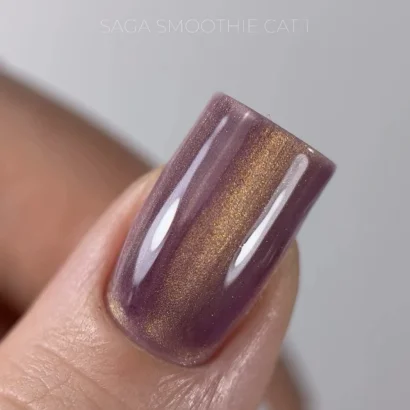 Гель-лак котяче око SAGA Professional Gel Polish Smoothie Cat №01, 10 мл 