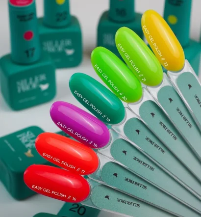 Гель-лак 3в1 однофазний SILLER Professional One-step Easy Gel Polish №16 Малиновий неон, 8 мл