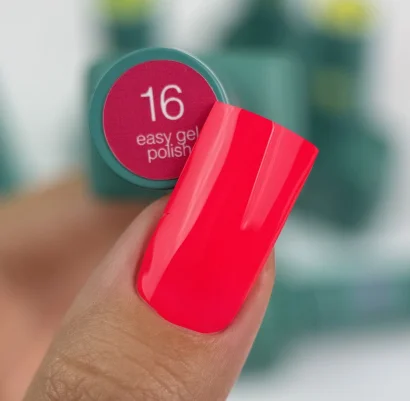 Гель-лак 3в1 однофазний SILLER Professional One-step Easy Gel Polish №16 Малиновий неон, 8 мл