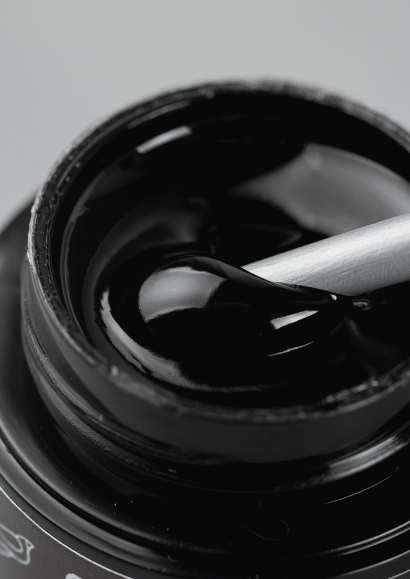 Гель-лак твердий, 5 мл №1 Black Pudding Gel Polish SILLER Proffesional