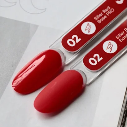 Основа камуфлююча, 8 мл №02 Red PRO/Crush Base SILLER Proffesional