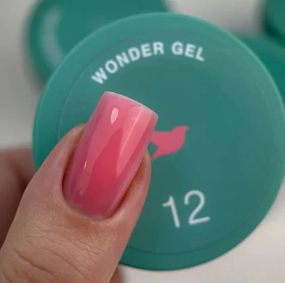 Гель для нарощування нігтів однофазний SILLER Professional Wonder Gel One Phase №012 Рожевий, 30 мл 