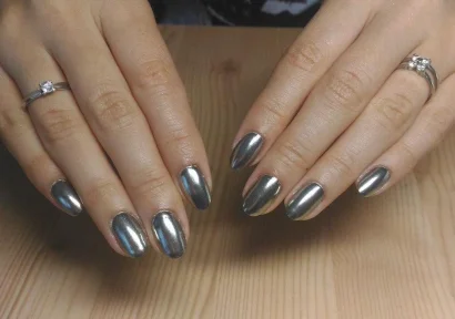 Пігмент дзеркальний для нігтів YoNails Срібло, 1 г