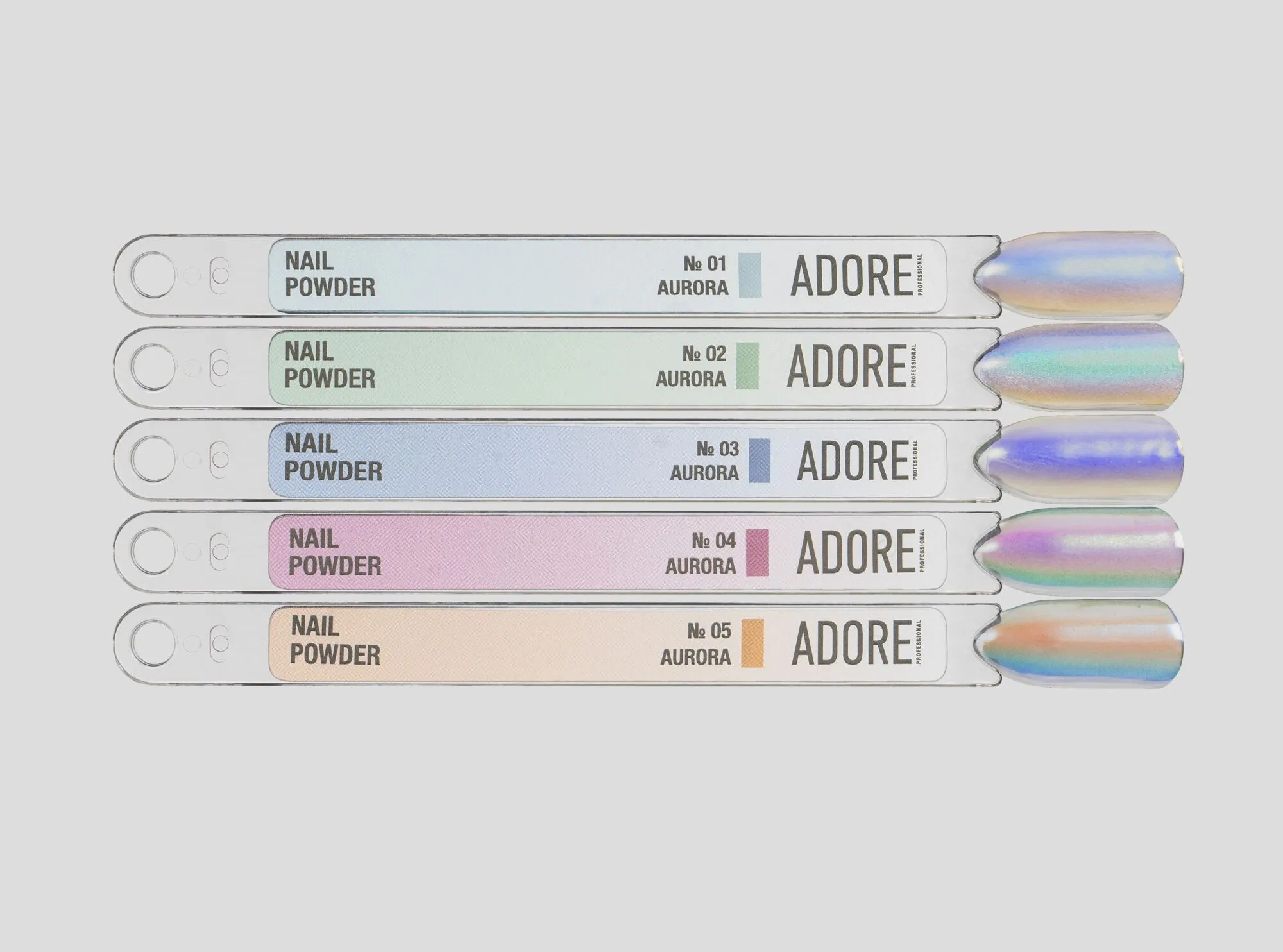 Втирка-хамелеон для нігтів, 0,5г №04 Aurora Powder ADORE