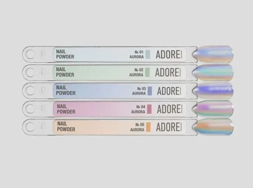 Втирка-хамелеон для нігтів, 0,5г №01 Aurora Powder ADORE