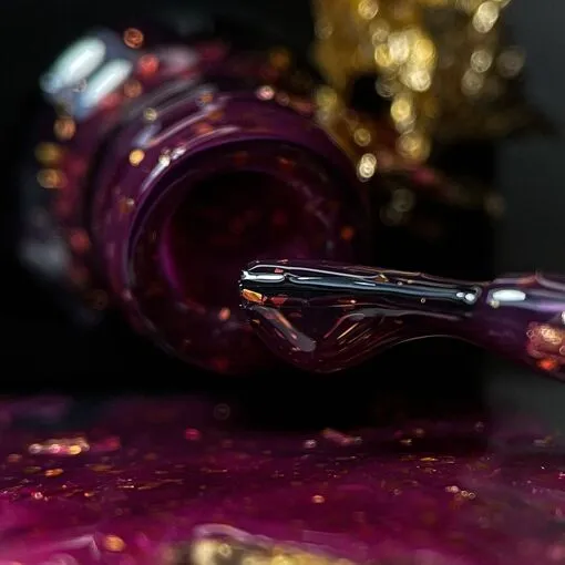 База кольорова з поталлю 10 мл №01 Malbec Potal Base NAILSOFTHEDAY