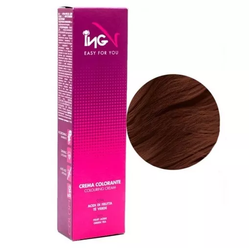 5/3 світло-каштановий золотистий Крем-фарба для волосся стійка, 100 мл Colouring Cream ING