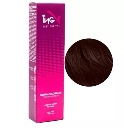6 темний блондин натуральний Крем-фарба для волосся стійка, 100 мл Colouring Cream ING