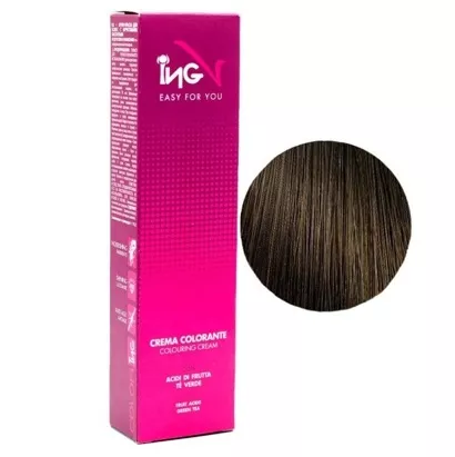 6/31 темний блондин золотисто-попелястий Крем-фарба для волосся стійка, 100 мл Colouring Cream ING