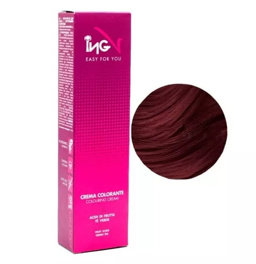 6/5 темний блондин махагоновий Крем-фарба для волосся стійка, 100 мл Colouring Cream ING