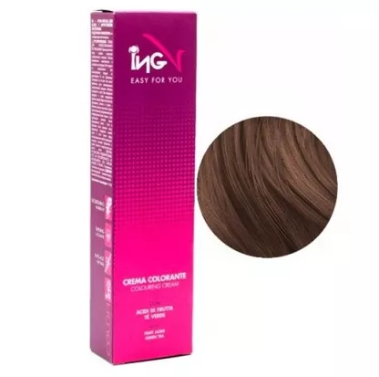 8/32 світлий блондин золотисто-фіолетовий Крем-фарба для волосся стійка, 100 мл Colouring Cream ING