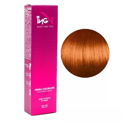 8/44 світлий блондин інтенсивно-мідний Крем-фарба для волосся стійка, 100 мл Colouring Cream ING