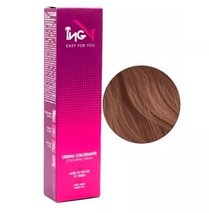 8С світлий блондин шоколадний Крем-фарба для волосся стійка, 100 мл Colouring Cream ING