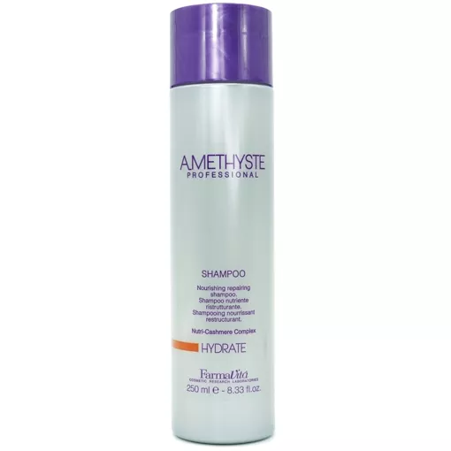 FarmaVita  AMETHYSTE HYDRATE Shampoo Шампунь для сухого та пошкодженого волосся зволожуючий 250мл