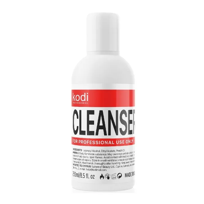 Рідина для зняття липкого шару, 250 мл Cleanser KODI Professional 