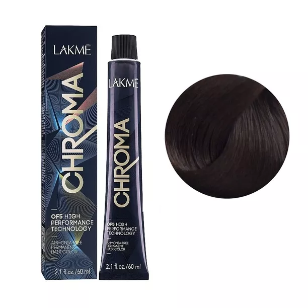 6/65 Крем-фарба для волосся перманентна без аміаку, 60мл Ammonia Free Permanent color CHROMA LAKME