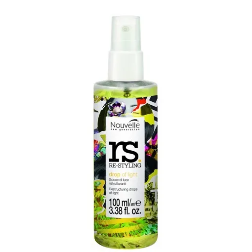 Засіб для догляду та блиску волосся на основі силікону, 100 мл Drop of Light Re-styling Nouvelle  