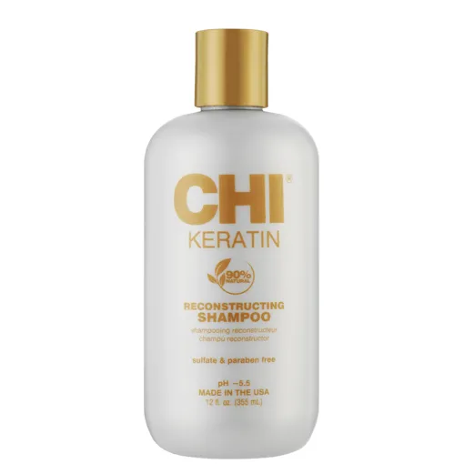Шампунь безсульфатний, відновлювальний з кератином (pH 5,5), 355 мл Reconstructing SHAMPOO Keratin CHI