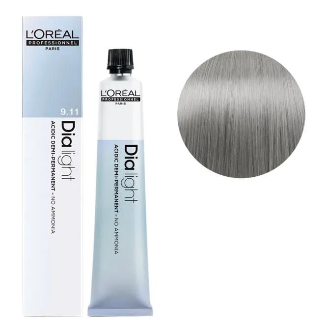 9/11 Фарба-гель тонуюча на кислотній основі без аміаку, 50мл Acidic Gloss Color Dia Light L`Oreal Professionnel