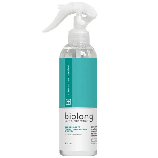 Засіб для дезінфекції перукарських, манікюрних, педікюрних інструментів, 250 мл BIOLONG