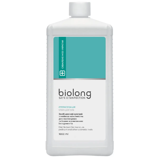 Засіб для дезінфекції перукарських, манікюрних, педікюрних інструментів, 1000 мл BIOLONG