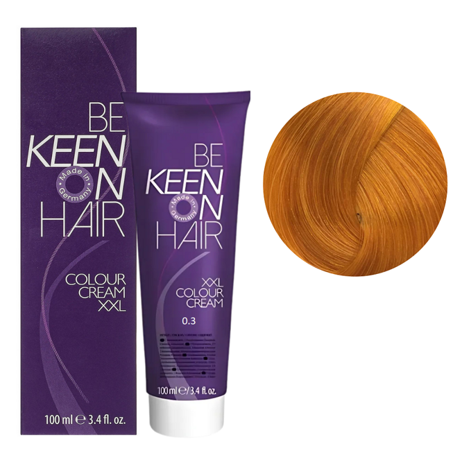 0/3 мікстон золотий Стійка крем-фарба для волосся, 100 мл Colour Cream XXL KEEN