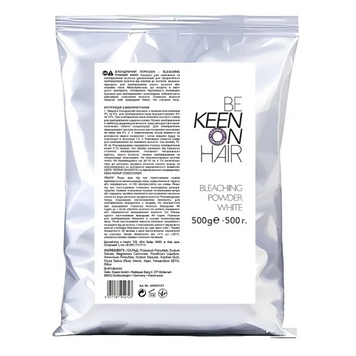 Знебарвлювальний порошок білий (7 levels), 500 г Bleaching Powder White KEEN