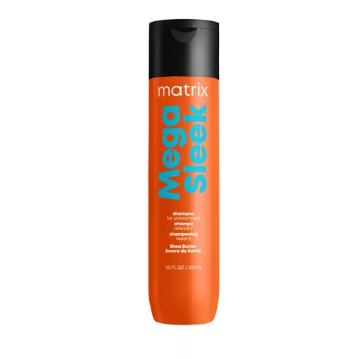 Шампунь для гладкості неслухняного волосся з маслом Ши, 300 мл Shampoo Shea butter Mega Sleek Total Results MATRIX