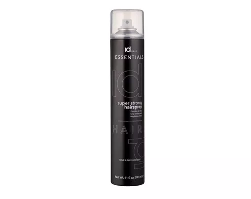 Id HAIR ESSENTIALS Super STRONG HAIR SPRAY Швидковисихаючий лак суперсильної фіксації 500мл.