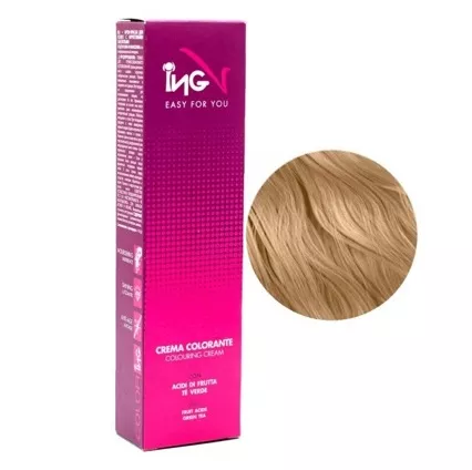 10/13 платиновий блондин попелясто-бежевий Крем-фарба для волосся стійка, 100 мл Colouring Cream ING