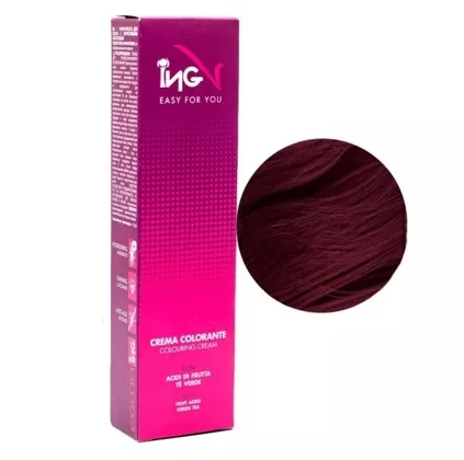 5/55 світло-каштановий махагон інтенсивний Крем-фарба для волосся стійка, 100 мл Colouring Cream ING